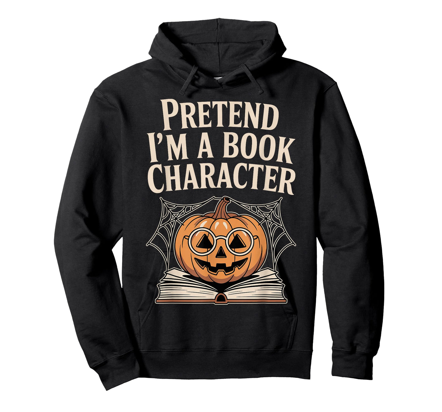 Pretend I'm A Book Character Costumes Kids Halloween Pumpkin T-Shirt