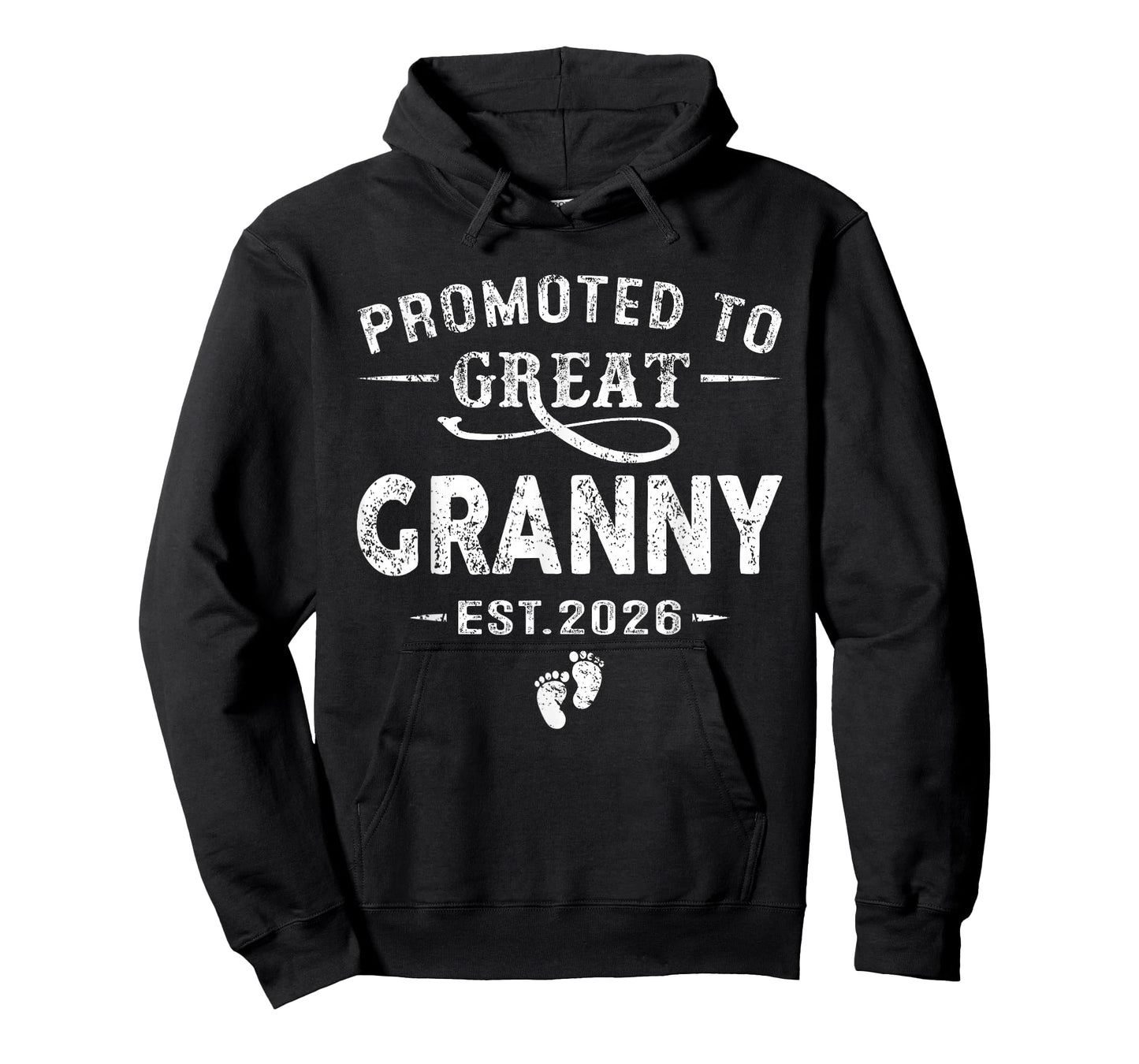 Promoted to Great Granny Est 2026 Pregnancy Announcement T-Shirt