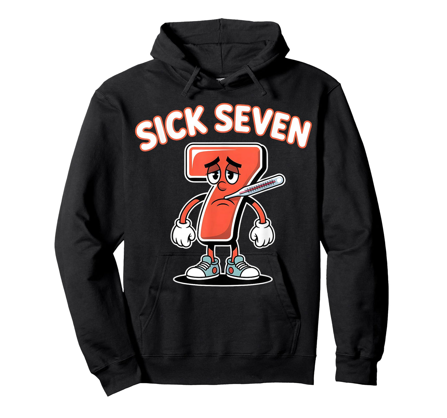 Sick Seven Meme Tee Six Seven Fun Wordplay T-Shirt