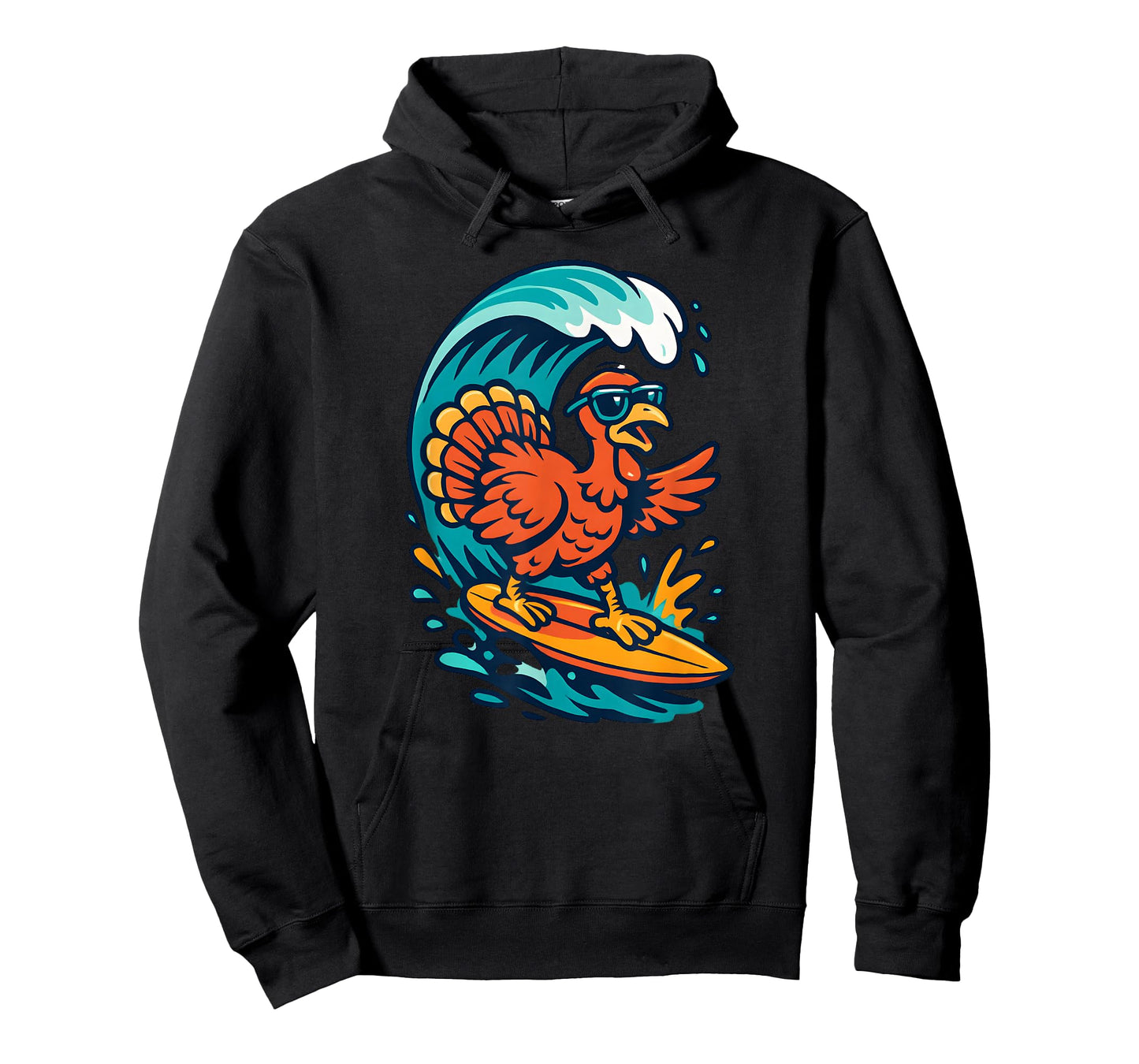 Thanksgiving Turkey Surfer Surfing T-Shirt