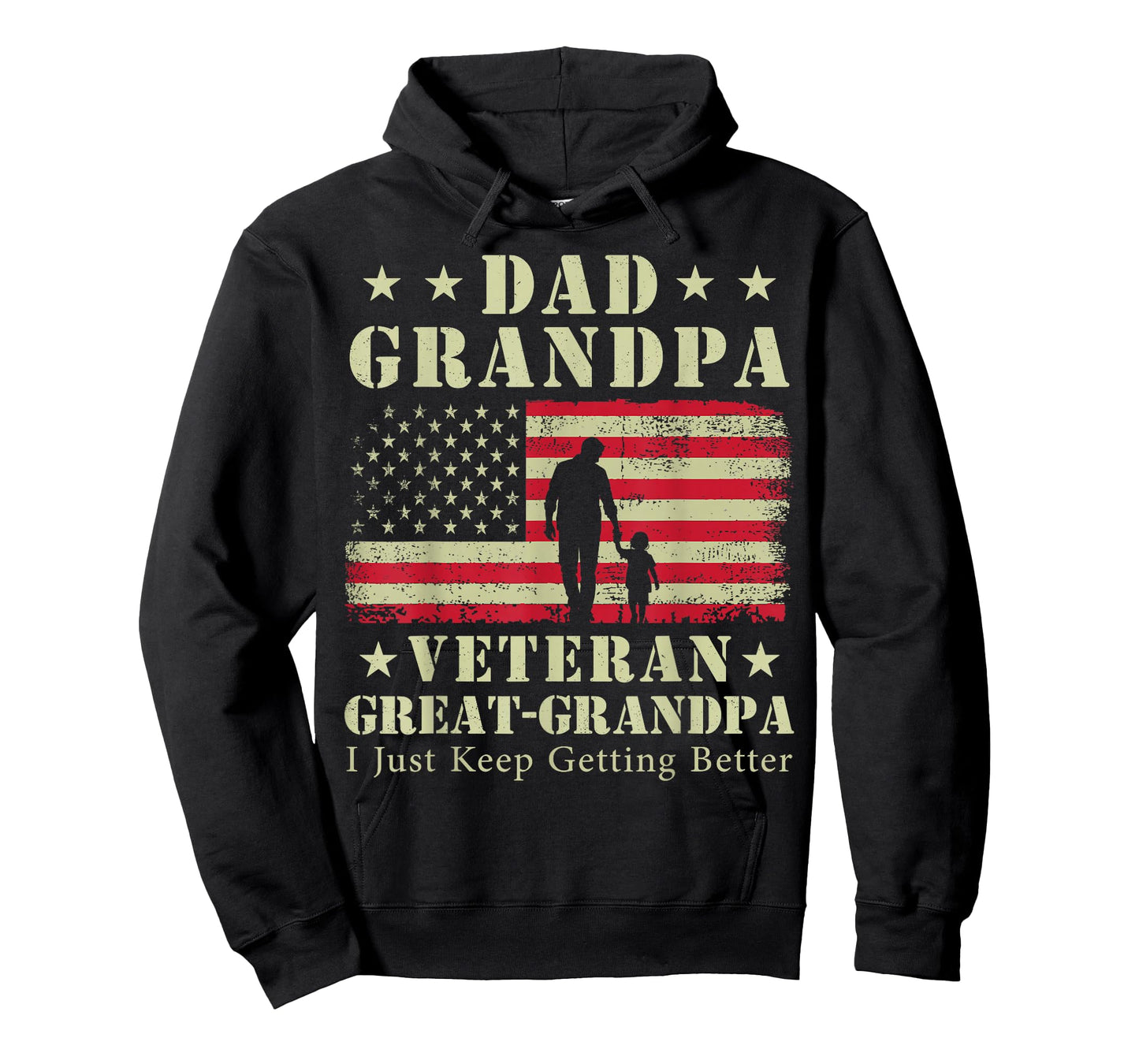 Dad Grandpa Veteran Great Grandpa T-Shirt