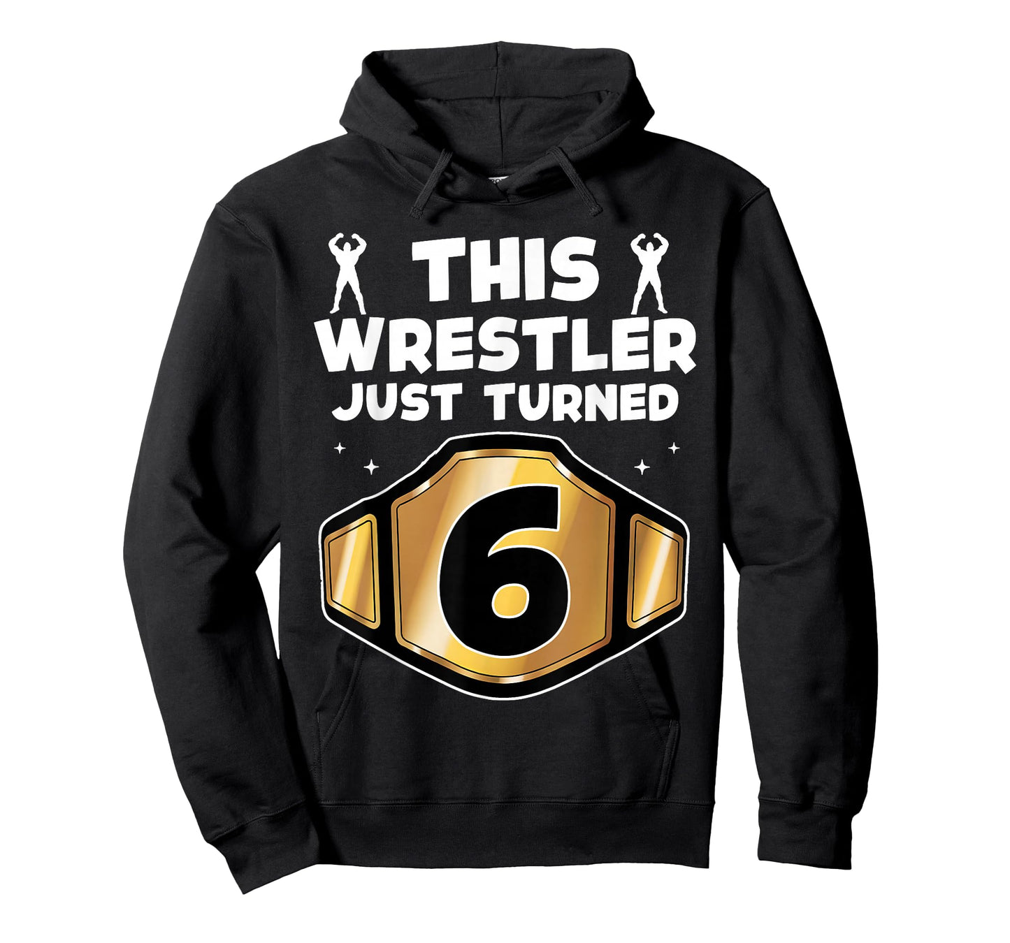6th Wrestling Birthday This Wrestler Just Turned Six 6 Boys T-Shirt
