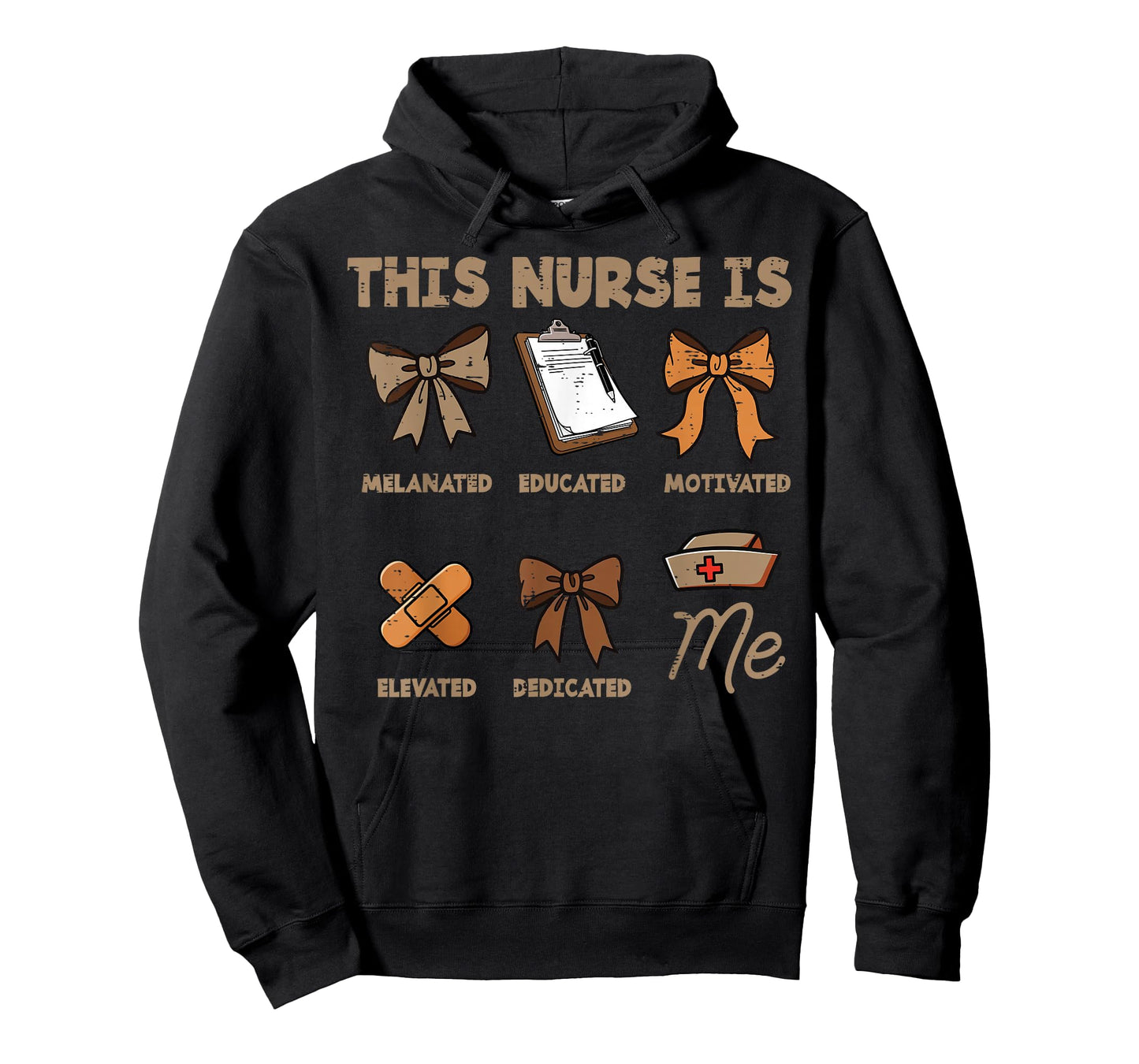 Black History This Nurse Melanated Educated Scrub Top Women T-Shirt