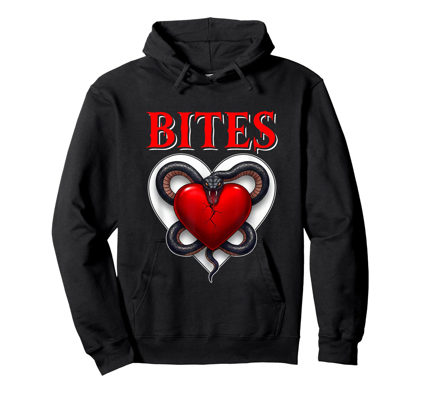 Bites Costume Valentine Heart Horror Snake Animal Lover T-Shirt