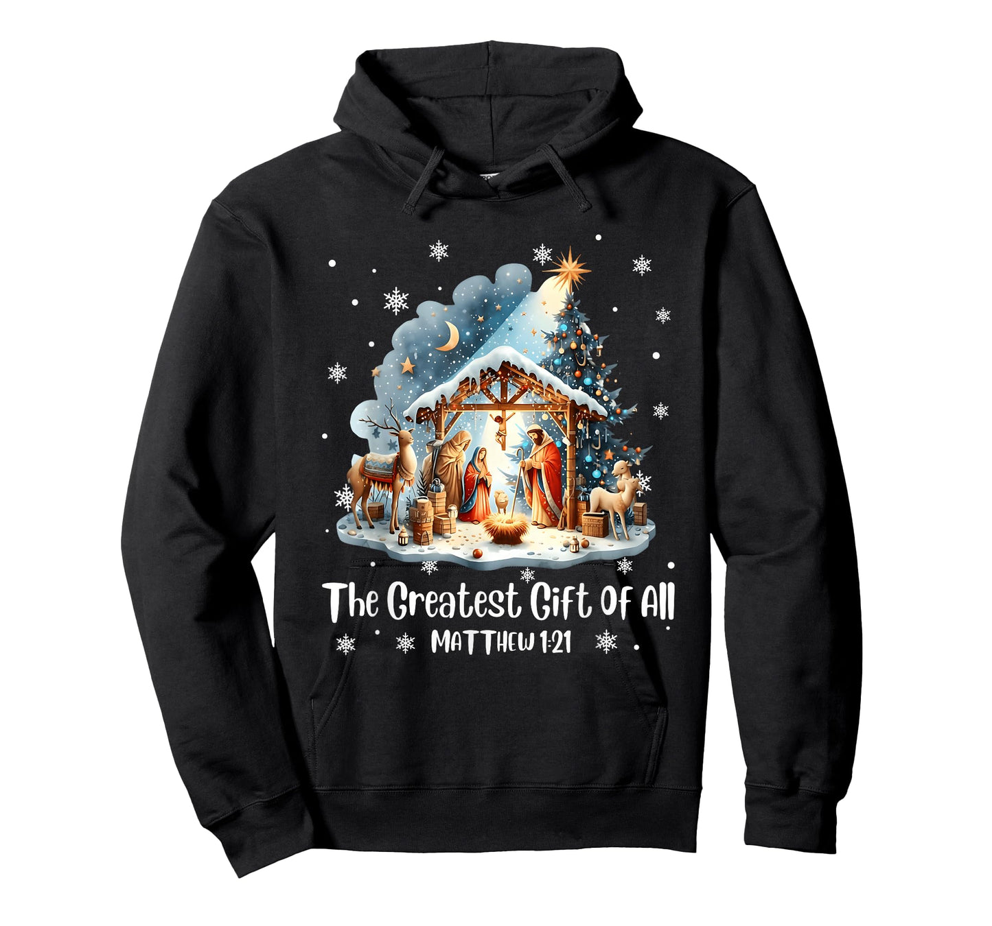 The Greatest Gift for All Christmas Nativity Jesus Christian T-Shirt