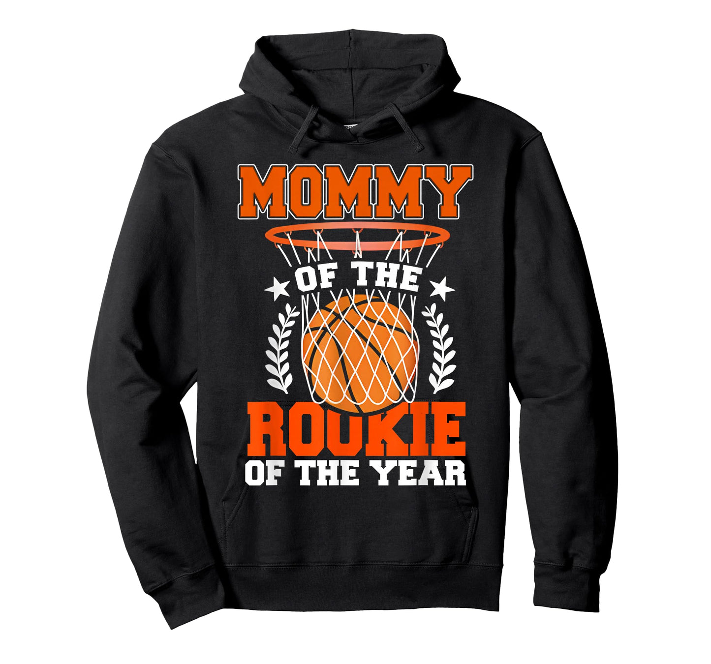 Mommy of Rookie 1st Basketball Bday Theme Matching T-Shirt