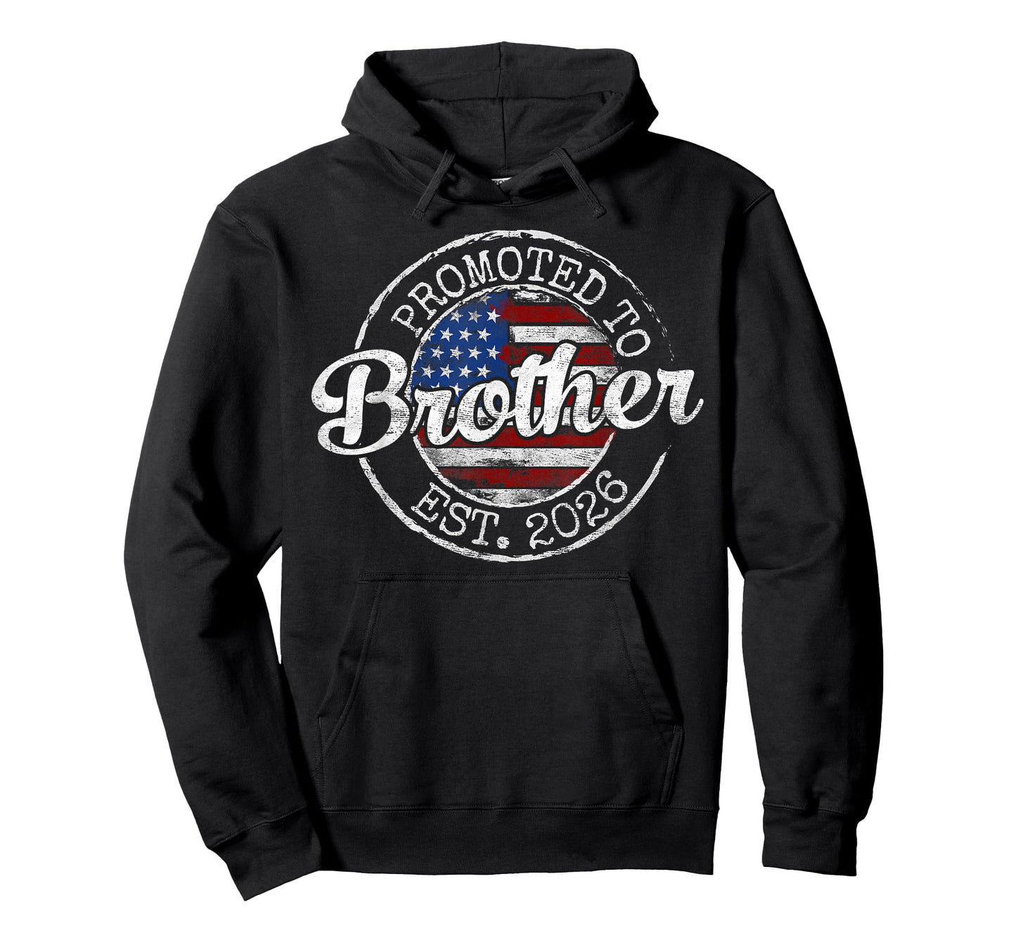 Promoted to Brother Est 2026 Stamp First Time Bro to Be T-Shirt