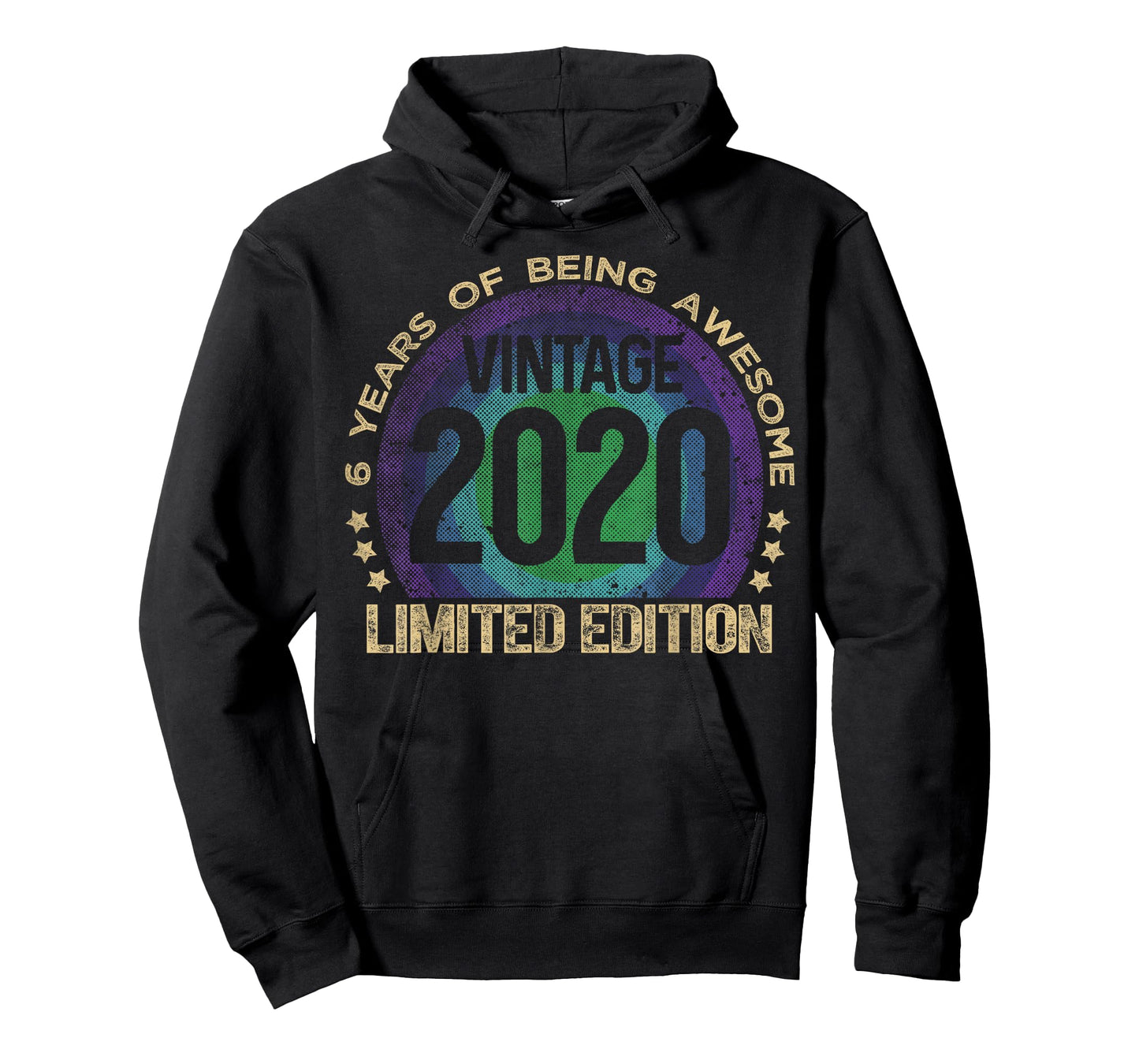 6 Year Old Gifts Vintage 2020 Limited Edition 6th Birthday T-Shirt