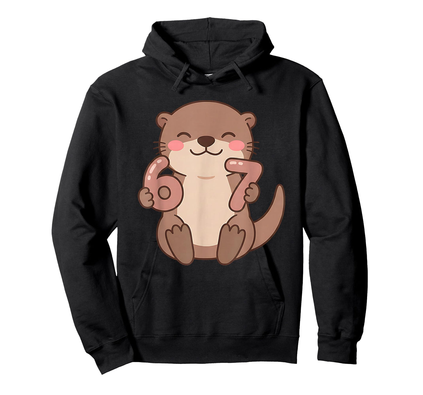 67 Meme Baby Otter 6 7 Funny Six Seven 6-7 Gen Alpha Slang T-Shirt
