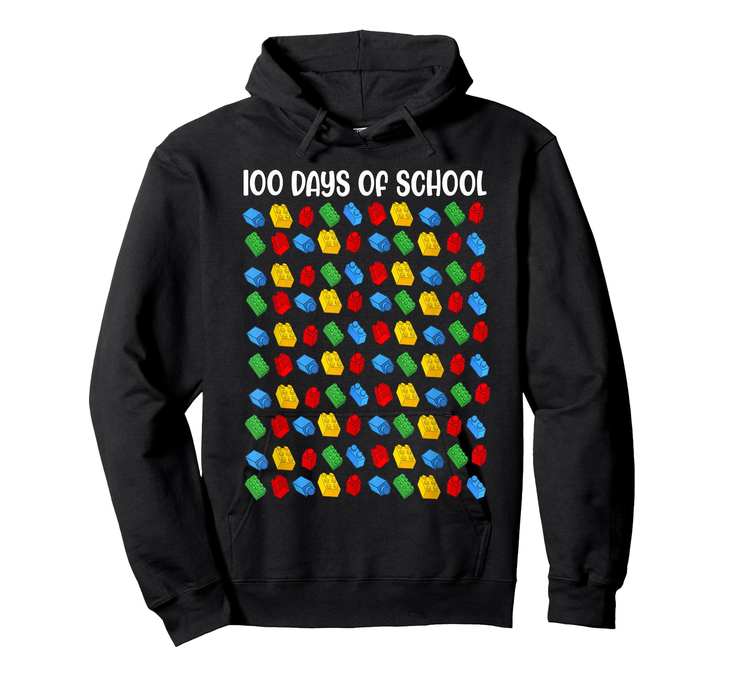 Funny Building Blocks 100 Days of School Kids Master Builder T-Shirt
