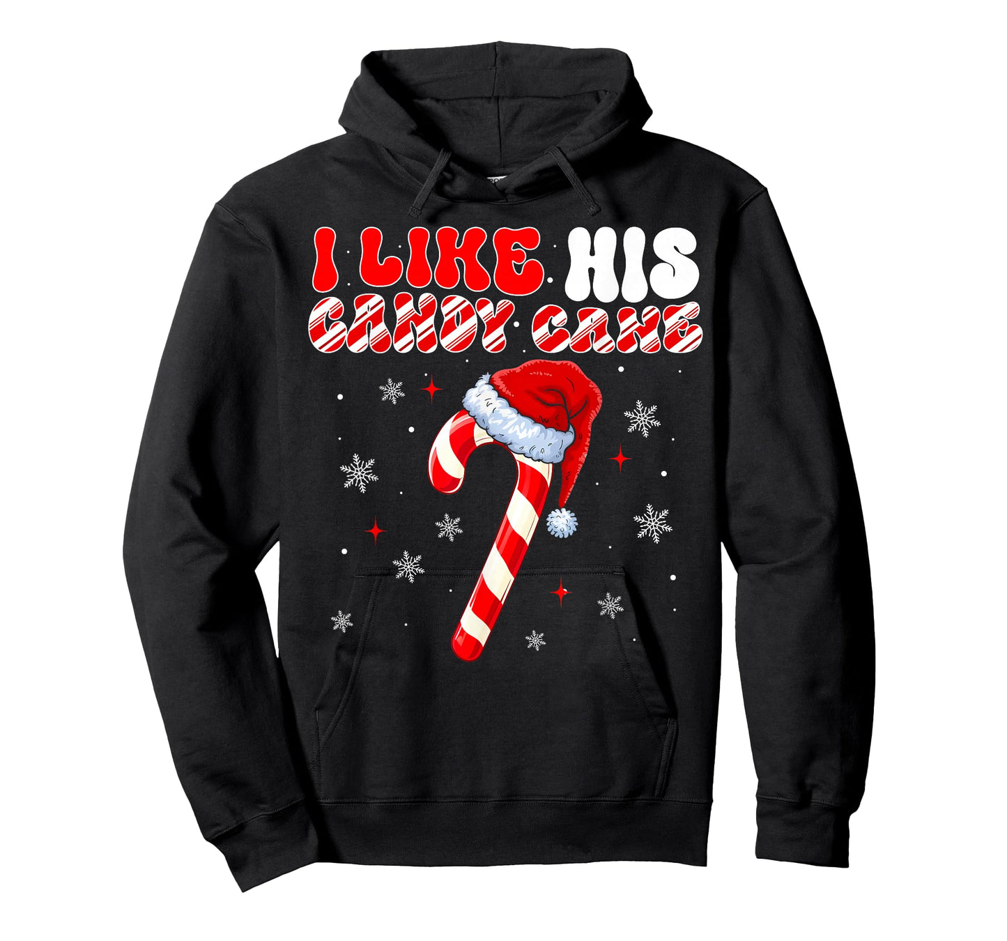 Couples Matching Christmas I Like His Candy Cane T-Shirt
