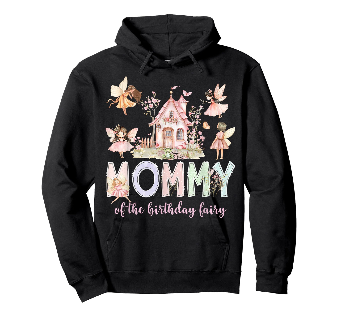 Mommy of The Birthday Fairy Girl Magical Family Matching T-Shirt