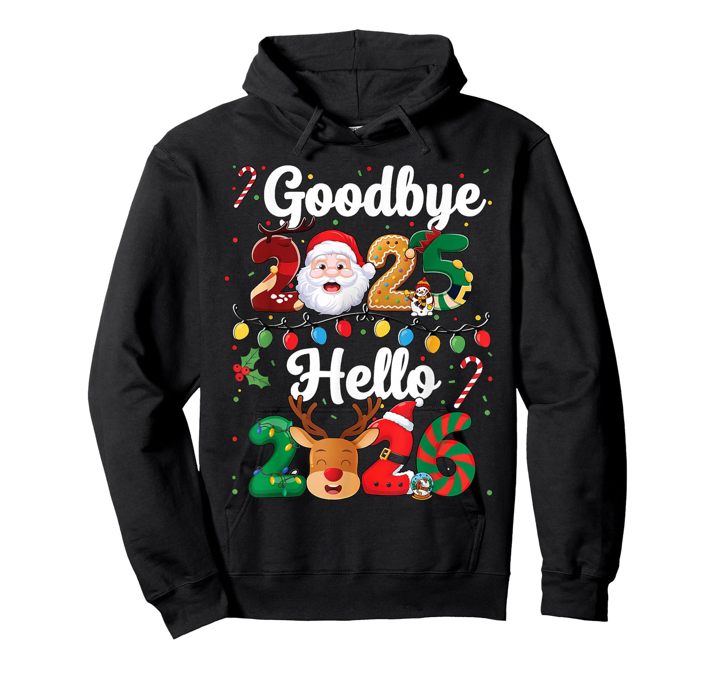 Happy New Year 2026 Goodbye 2025 Hello 2026 Men Women Kids T-Shirt