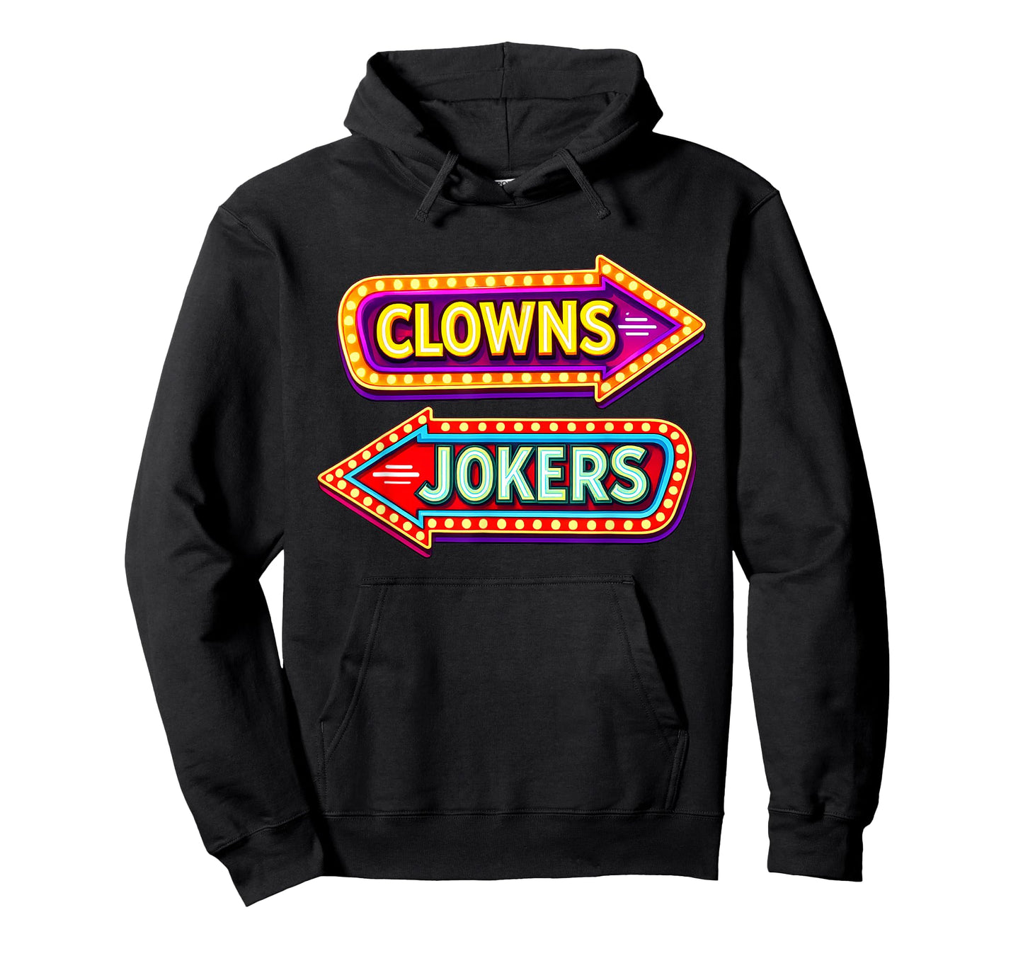 Funny Arrow Direction Clowns to The Left Jokers to The Right T-Shirt
