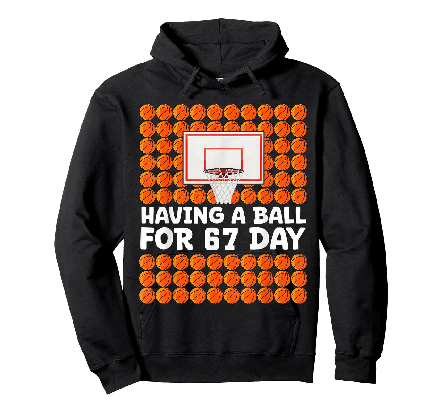 Basketball 67th Day of School 67 Days Six Seven Meme Student T-Shirt