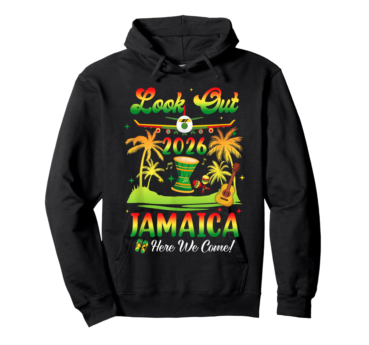 Jamaica Vacation 2026 Here We Come Matching Birthday T-Shirt