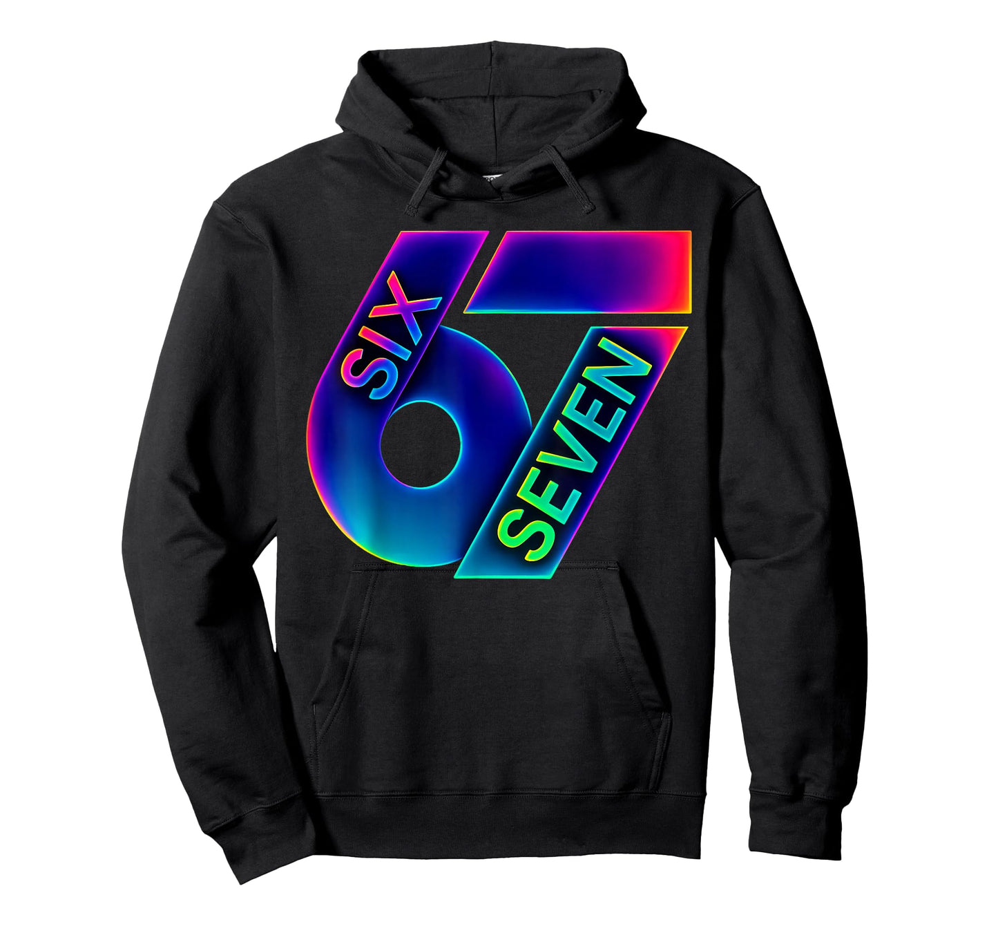 Fun Six Seven 6 7 Meme Colorful Design T-Shirt