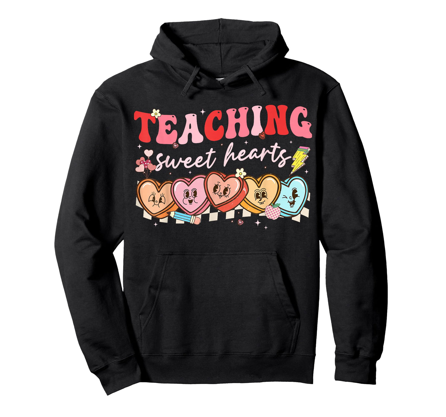Valentine Teaching Sweet Hearts Teacher Men Women T-Shirt