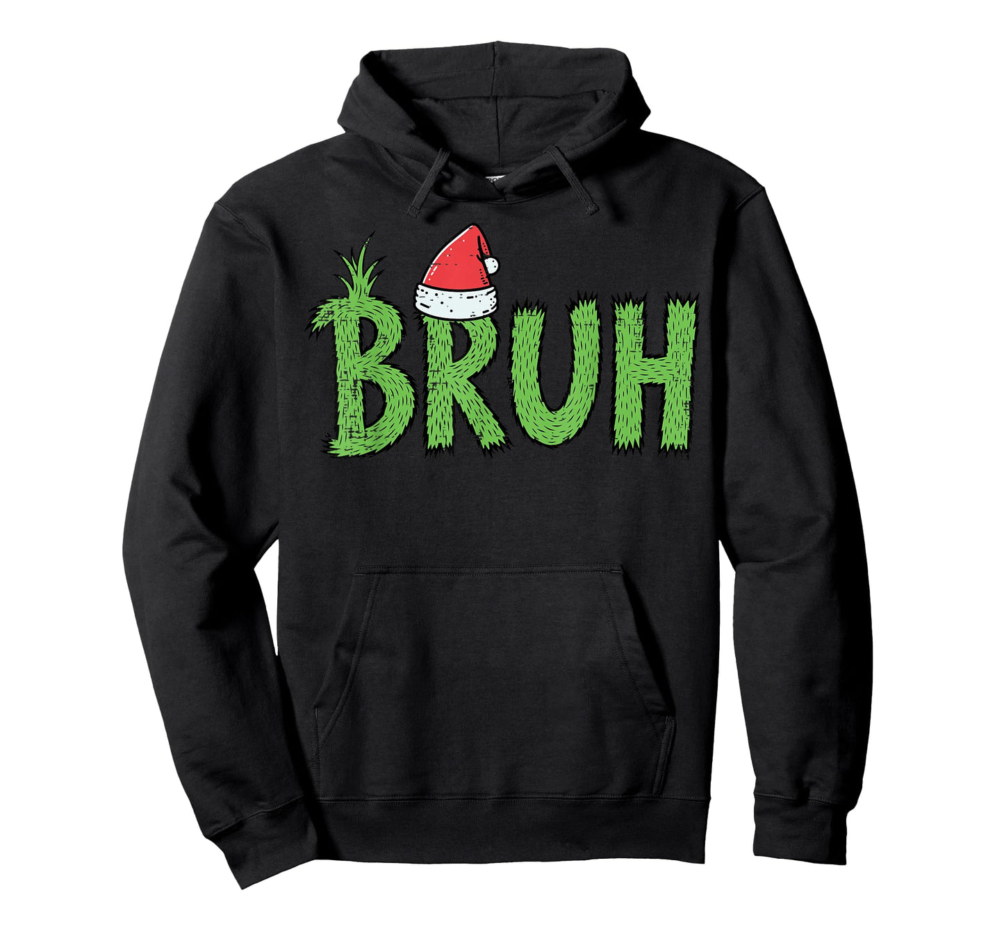 Christmas Bruh Santa Hat Funny Xmas Meme Humor Men Women Kid T-Shirt