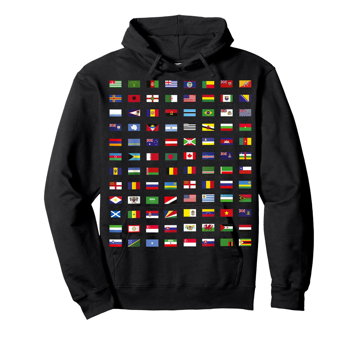 All Countries Flags of The World 287 Flag International Trip T-Shirt