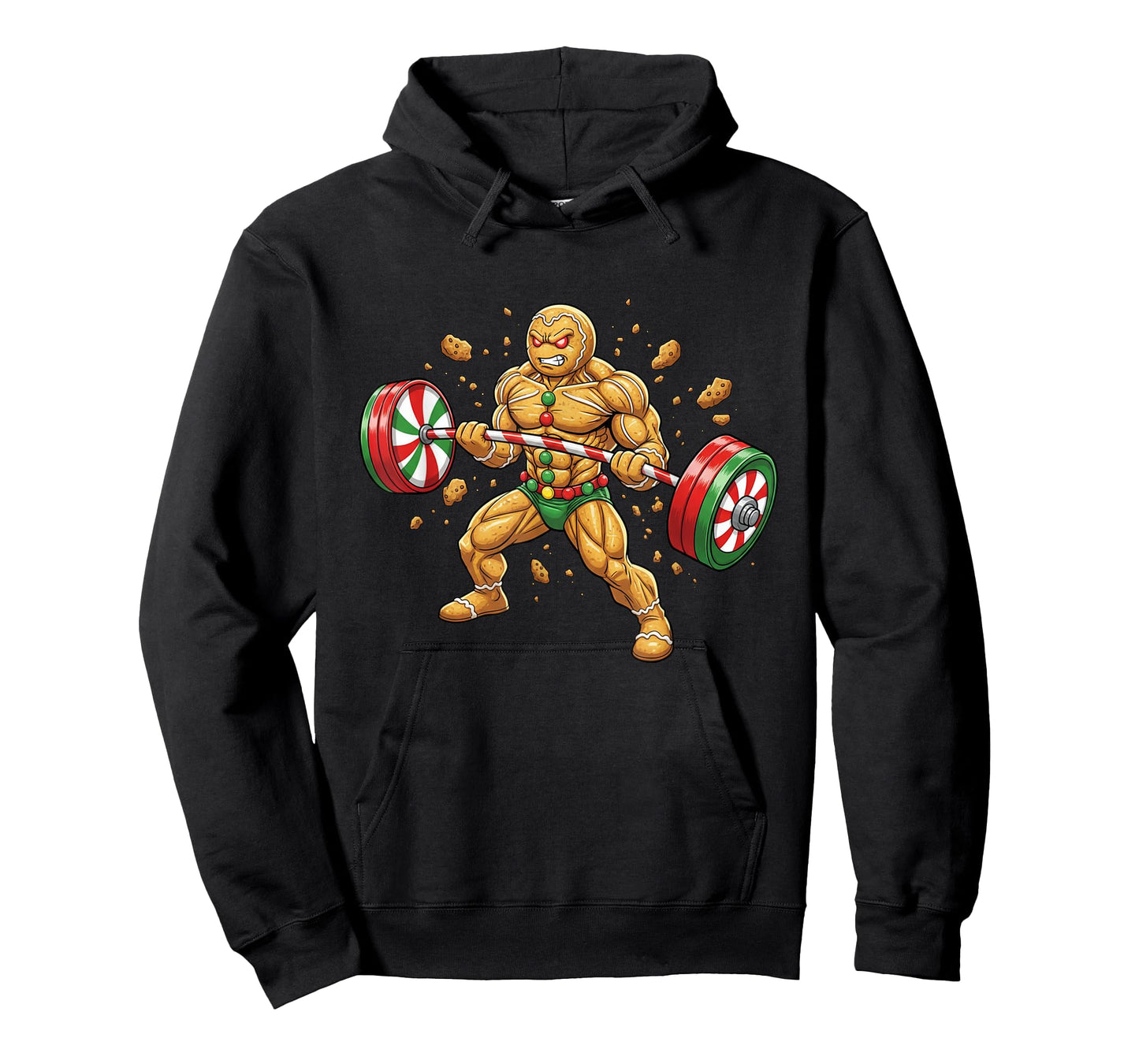 Christmas Gym Gingerbread Gingershred Xmas Workout Men Women T-Shirt