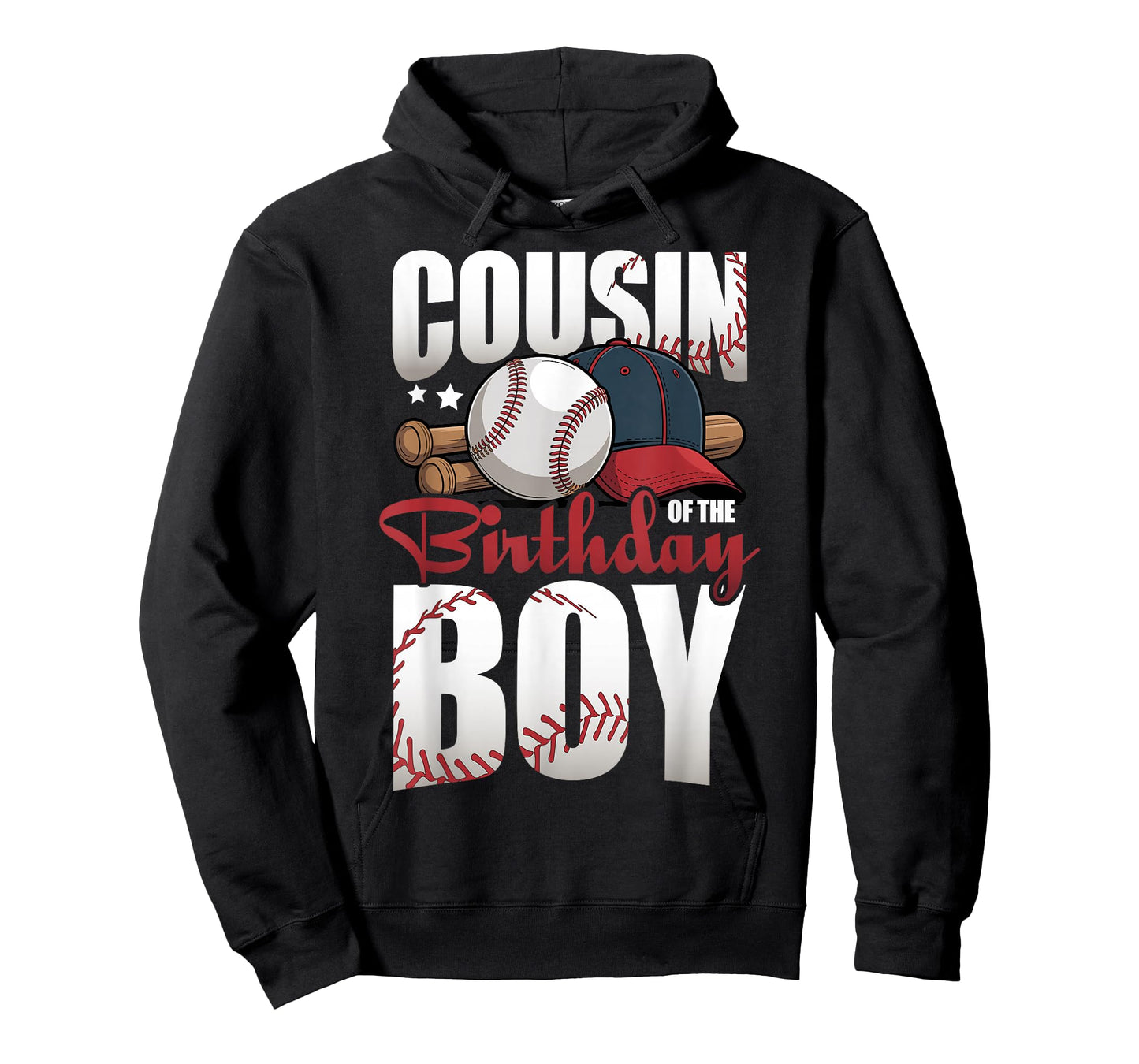 Cousin of The Birthday Boy Matching Baseball Birthday T-Shirt
