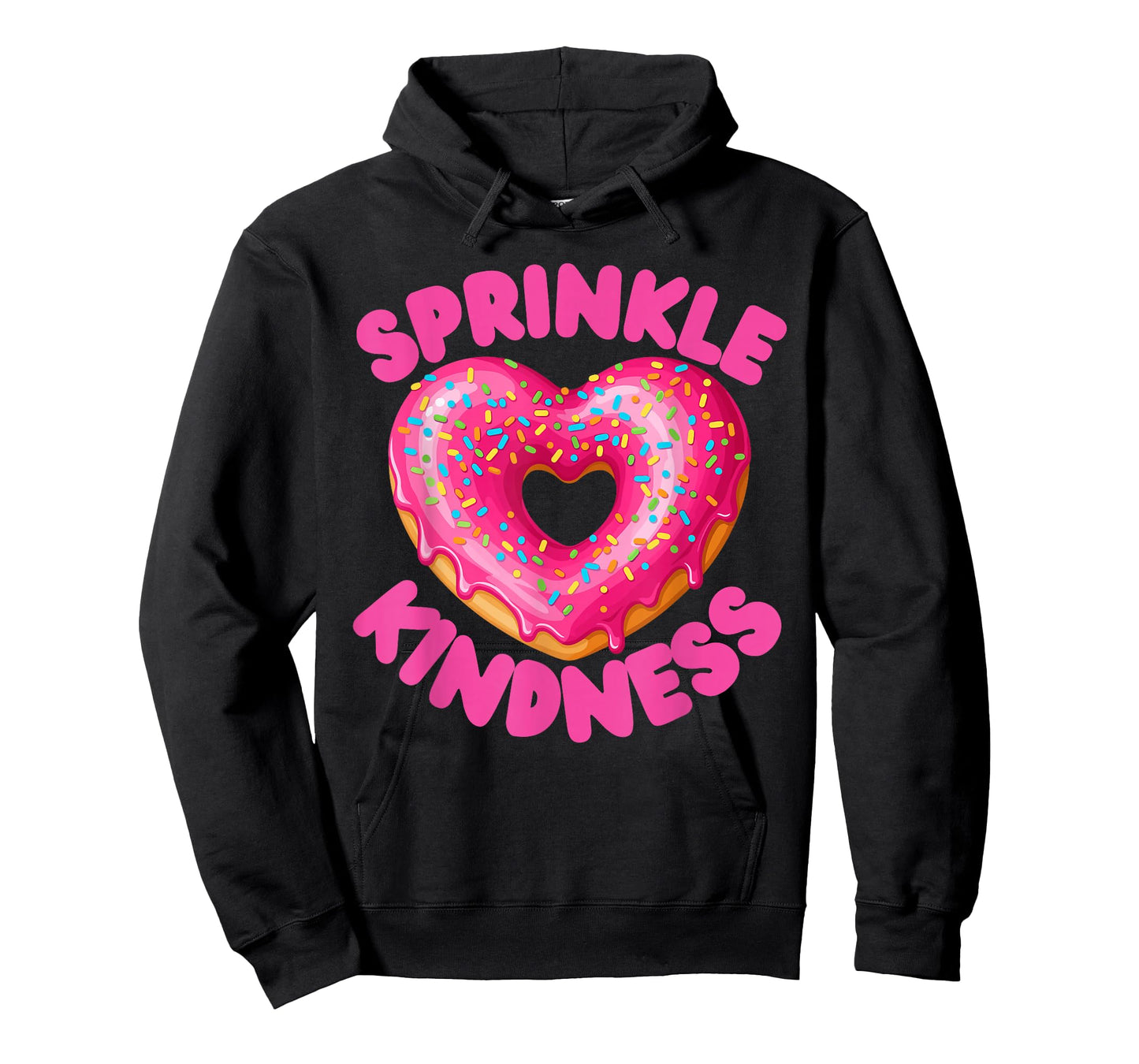 Sprinkle Kindness Heart Doughnut Boy Girl Food Donut Squad T-Shirt