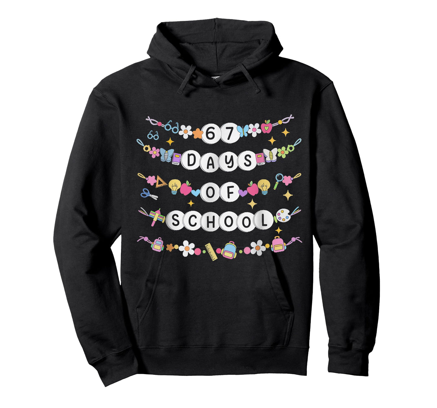 100 Days of School Truck 67th Day of School Six Seven Kids T-Shirt