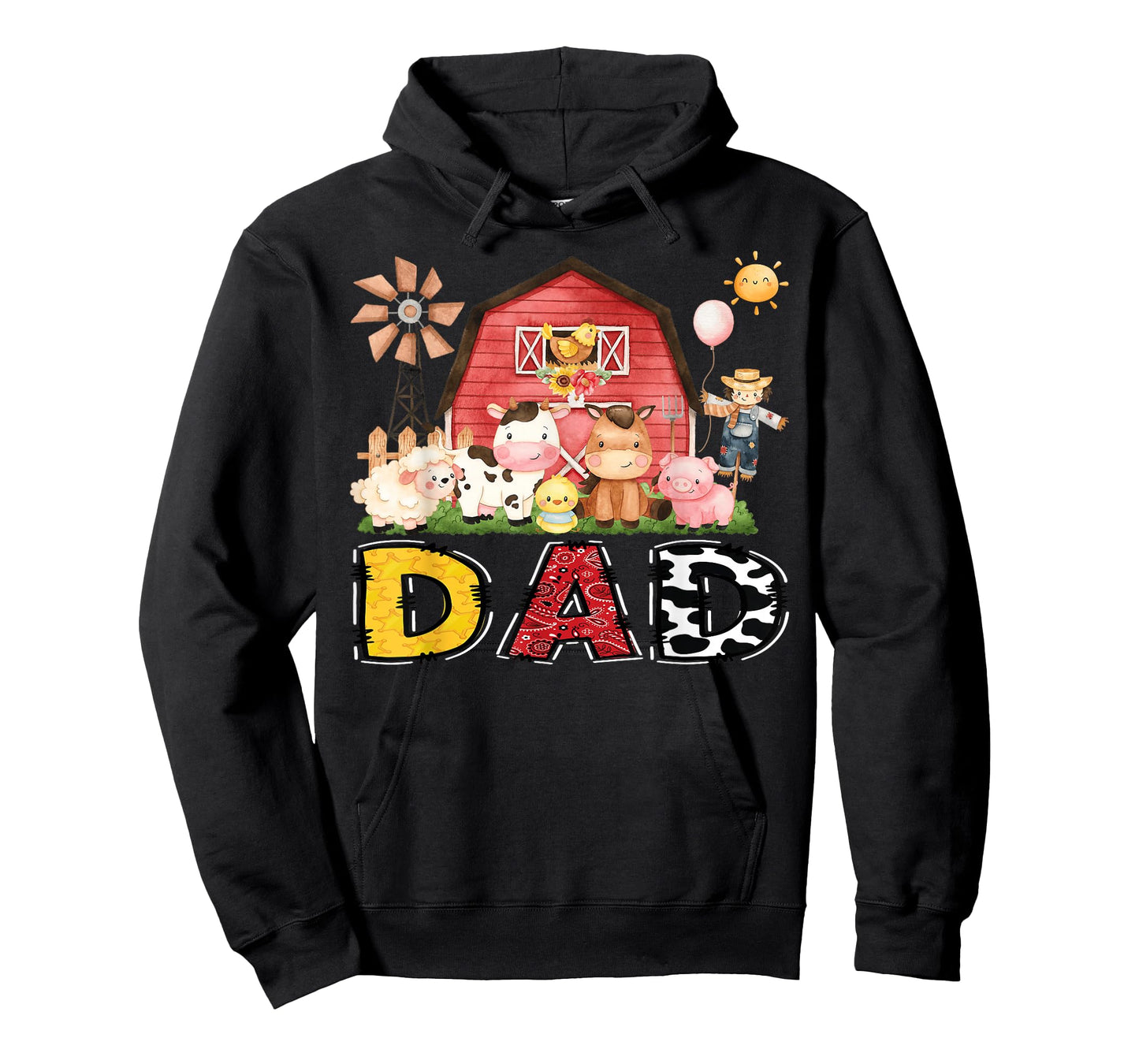 Dad Farm Cow Birthday Boy Matching Family Party T-Shirt