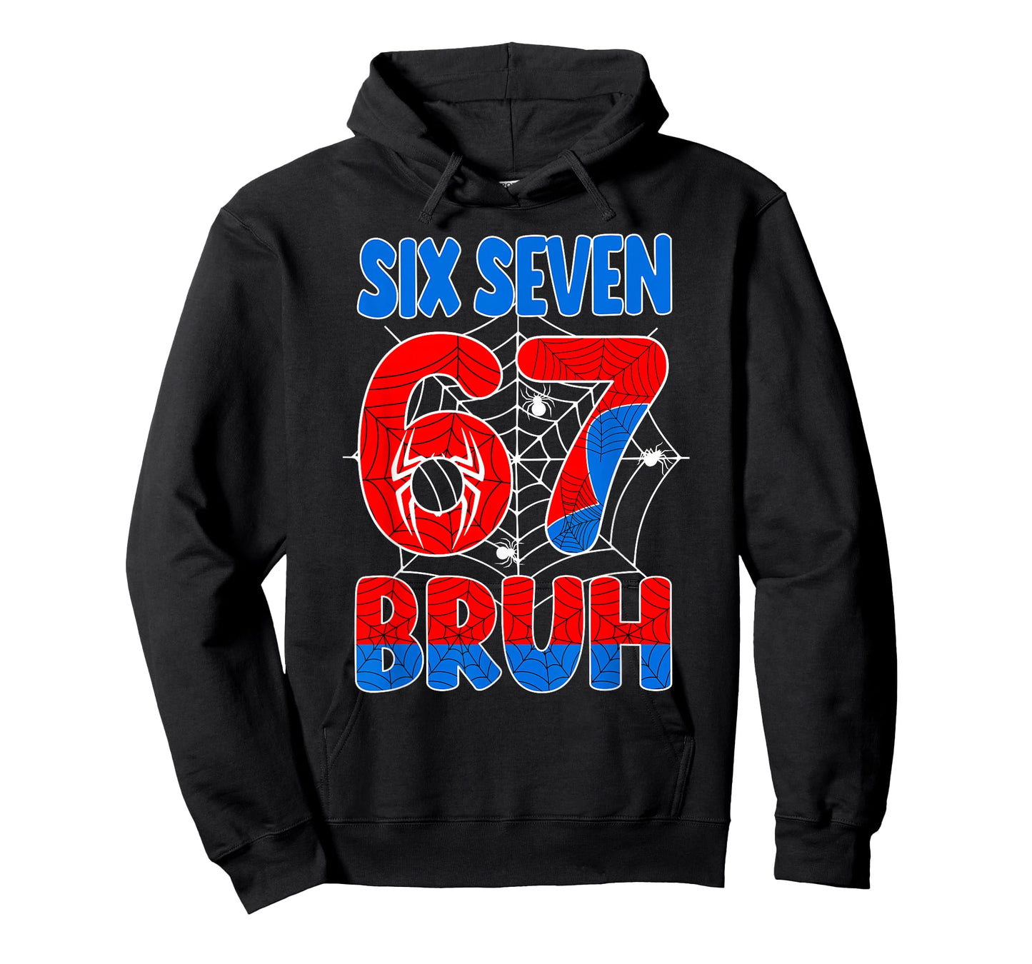 Six Seven Bruh 67 Spider Web Birthday Boy Gift for Boys Kids T-Shirt