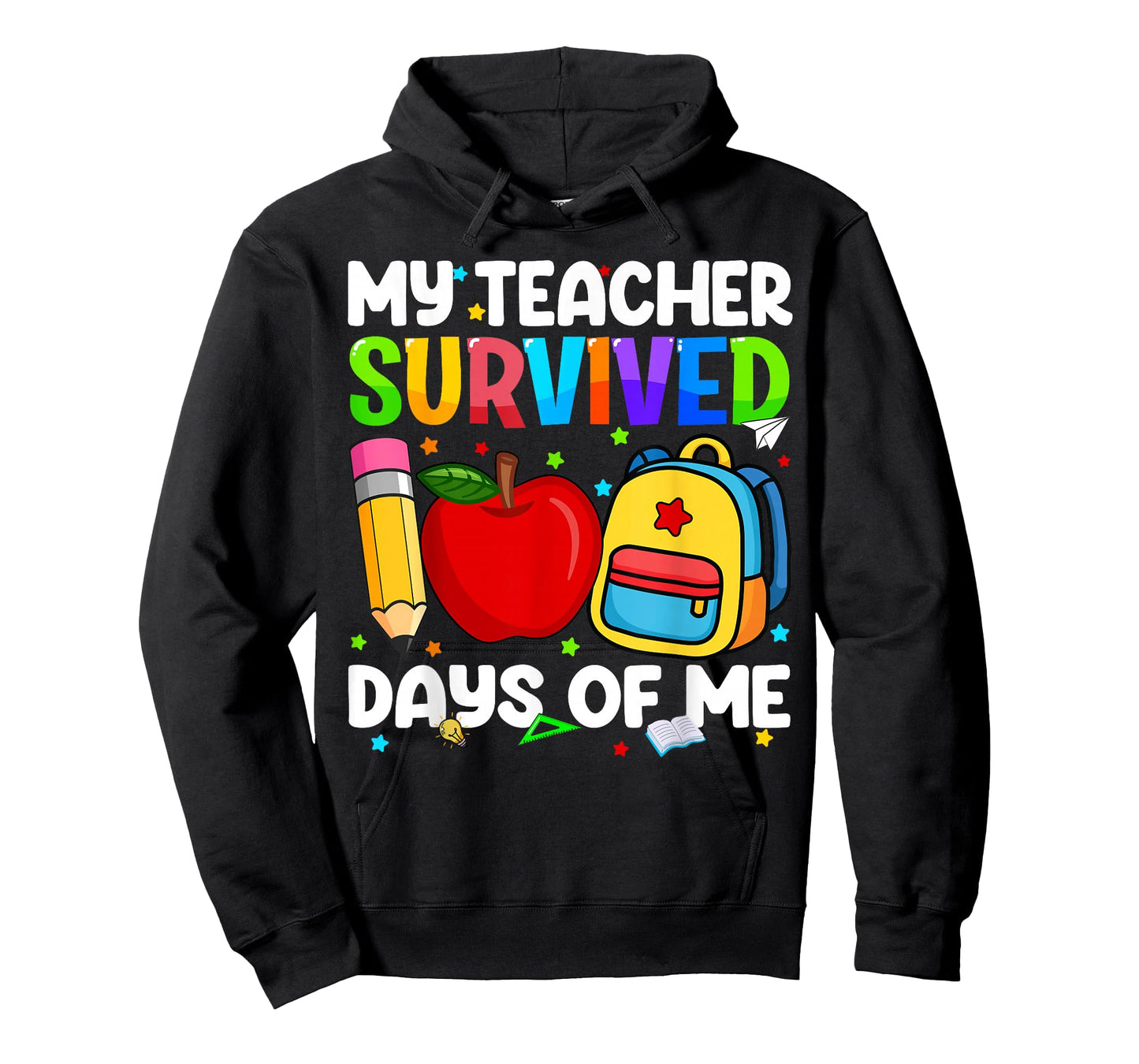 My Teacher Survived 100 Day of Me 100th Day Kid Boy Girl T-Shirt