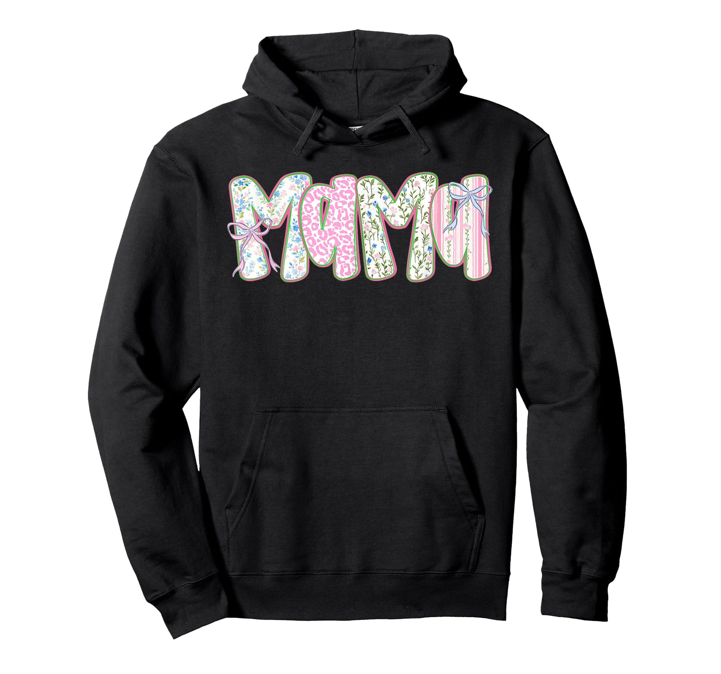Mama Floral Coquette Bow Mother's Day Cute Women Mom T-Shirt