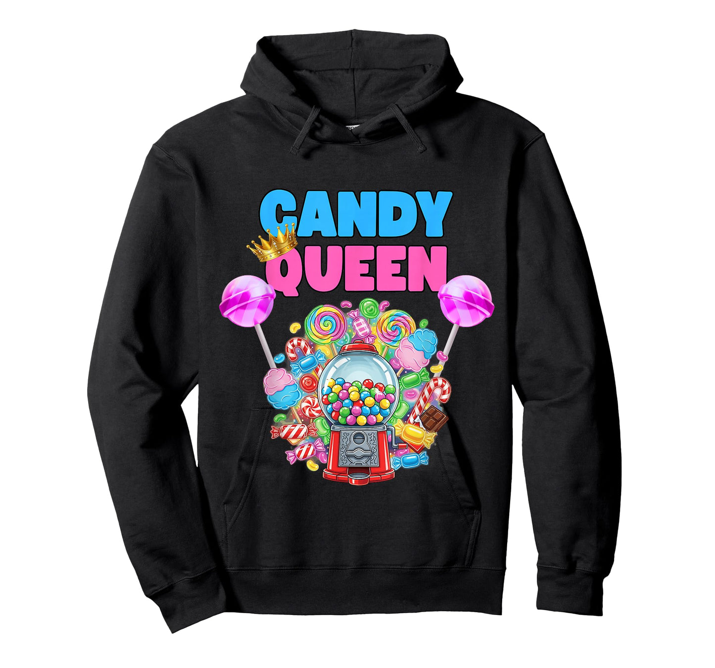 Candy Queen Shirt Funny Lollipop Candy Lover Humor T-Shirt