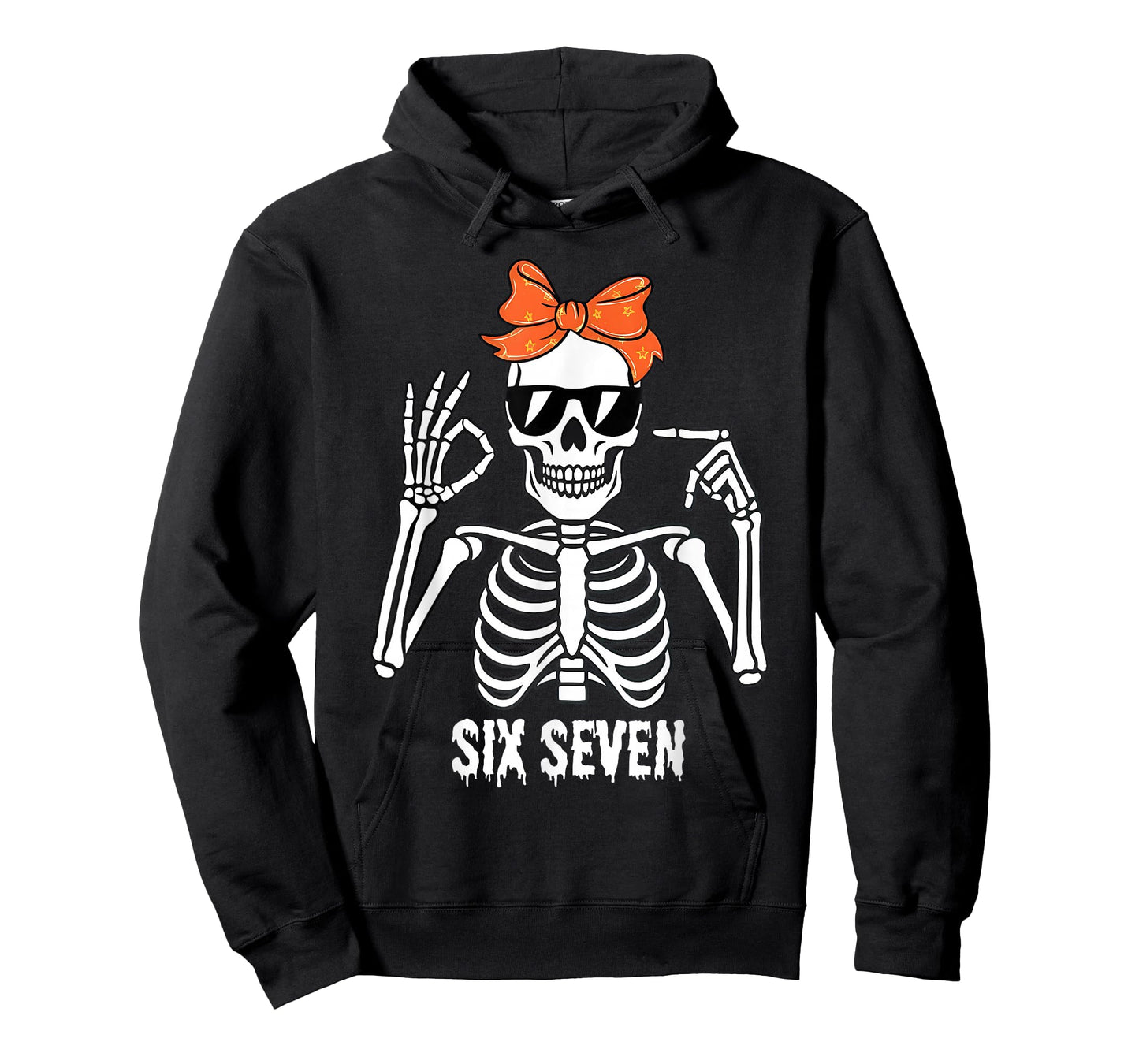 67 Skeleton Funny Six Seven Gen Z Halloween Meme Men Women T-Shirt