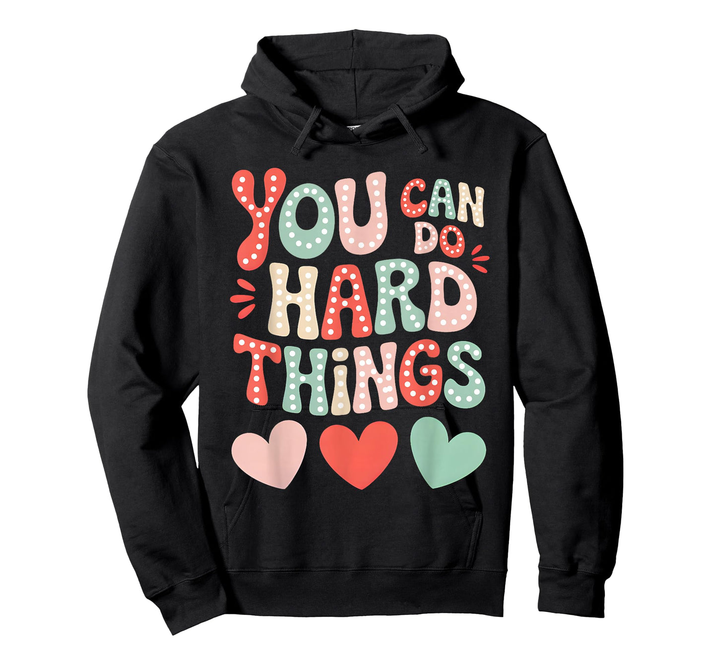 Groovy You Can Do Hard Things Test Day Teacher Women Kids T-Shirt