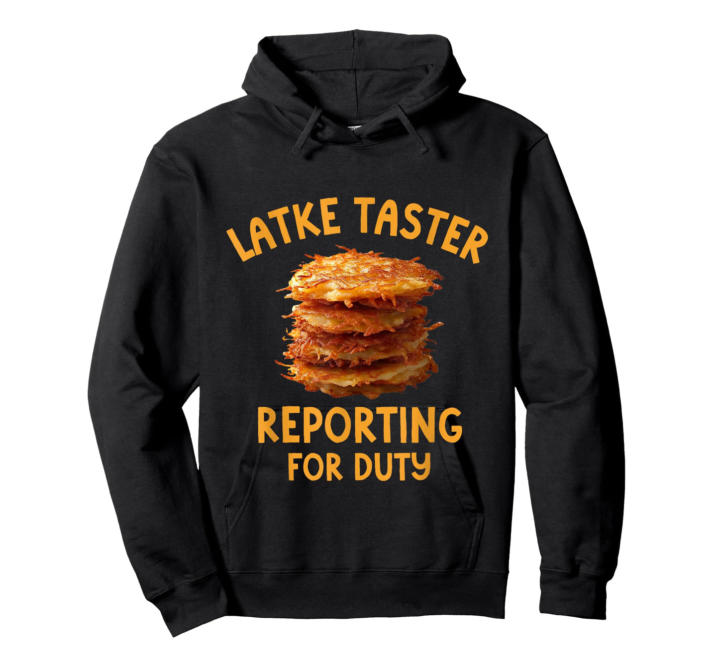 Latke Taster Reporting Duty Funny Hanukkah Party Latkes T-Shirt