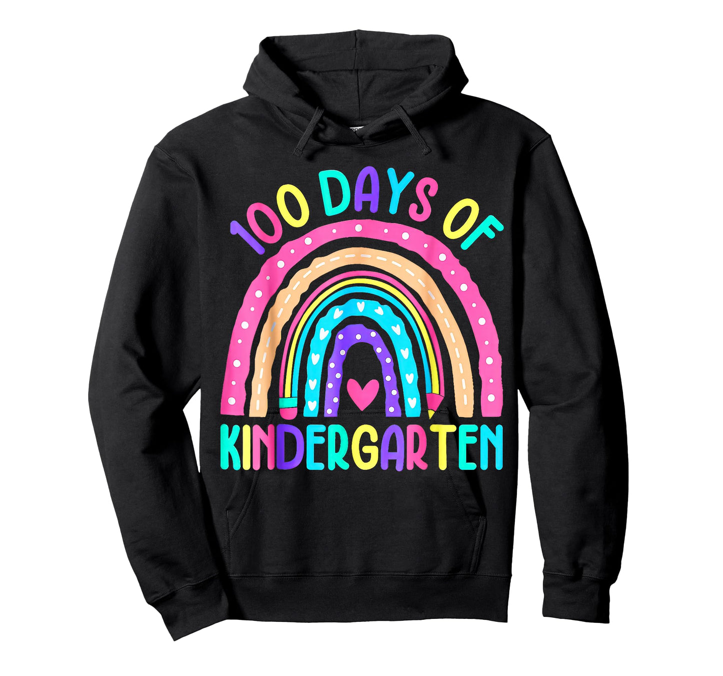 100 Days of Kindergarten Rainbow T-Shirt