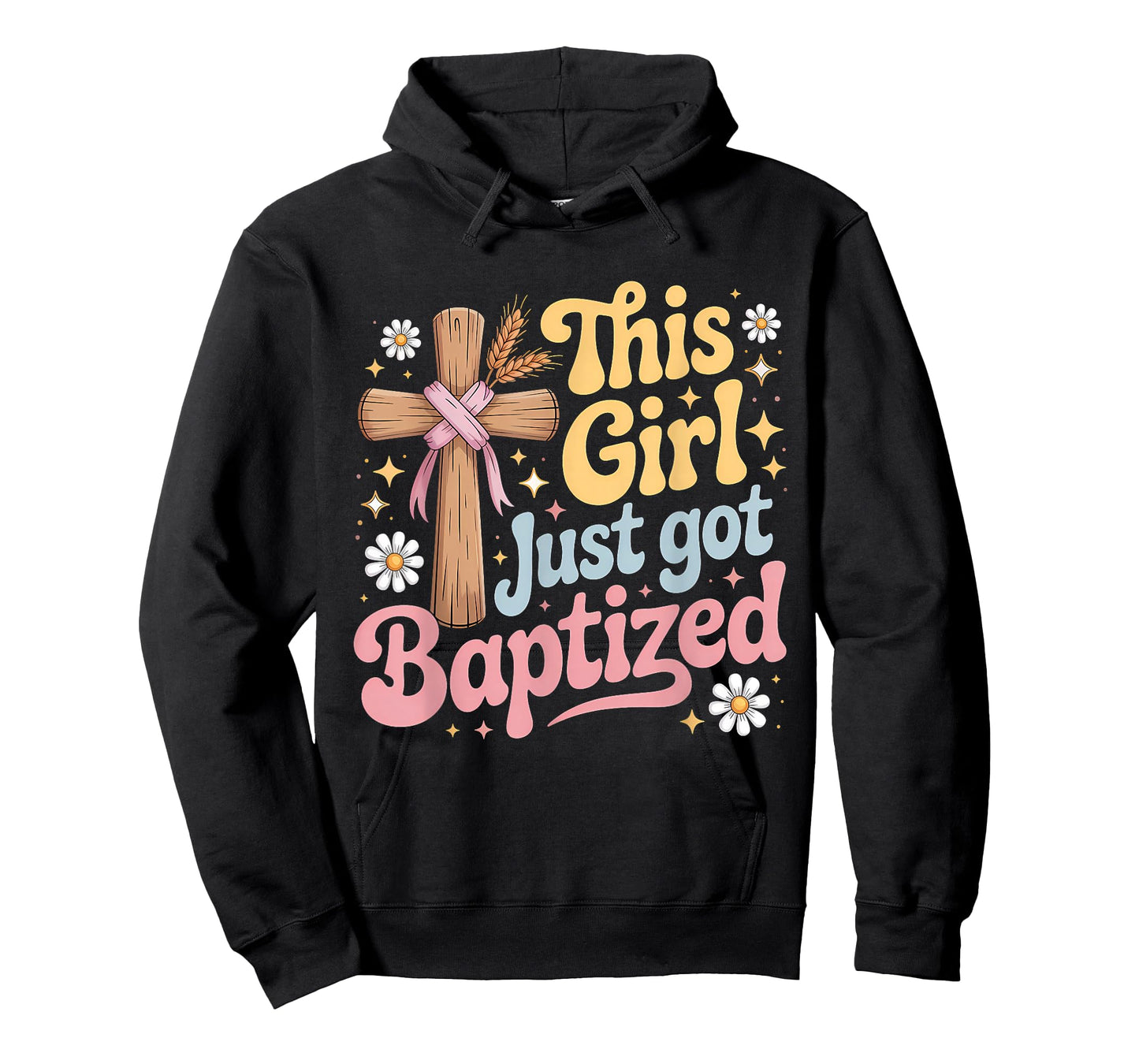 This Girl Just Got Baptized Christian Baptism Religious T-Shirt