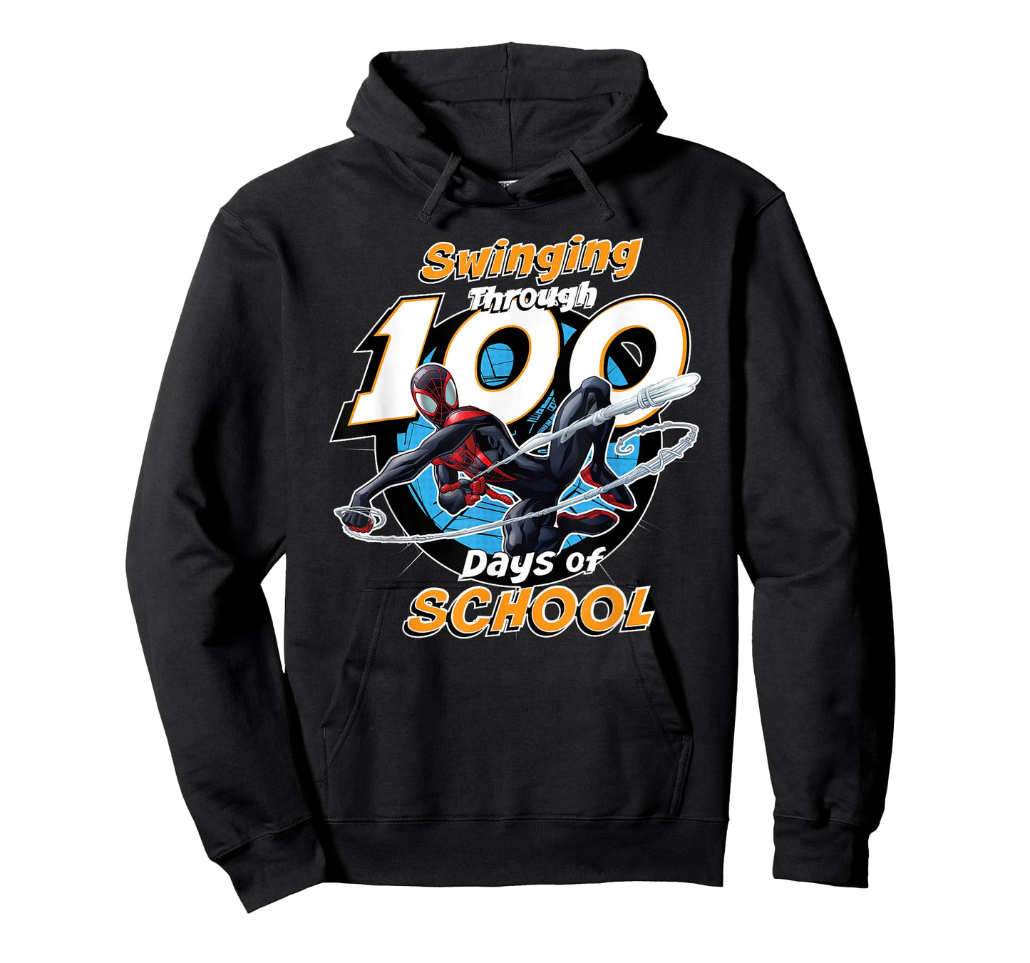 Marvel Miles Morales Spider-Man 100 Days of School 100th Day T-Shirt