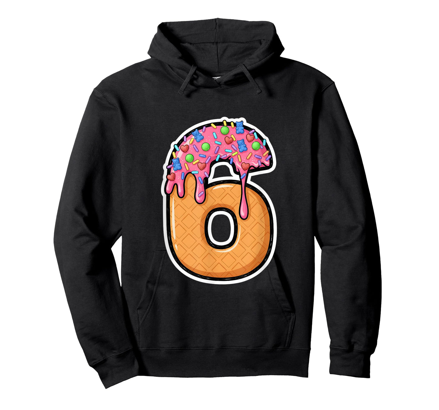 67 Halloween Costume Matching Number 6 Melting Ice Cream Fun T-Shirt