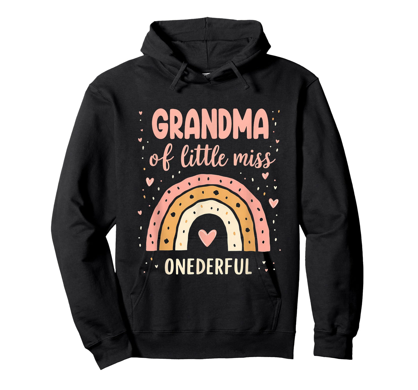 1st Birthday Rainbow Grandma of Lil Miss One-Derful T-Shirt