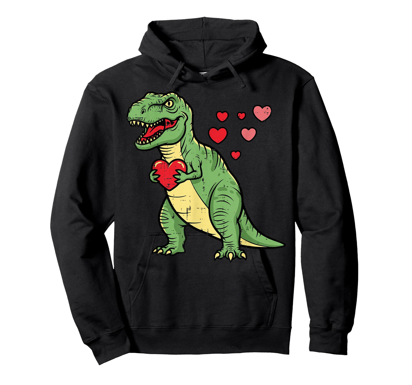 Valentines Day Dino Heart Funny Love Trex Boys Kids Toddler T-Shirt