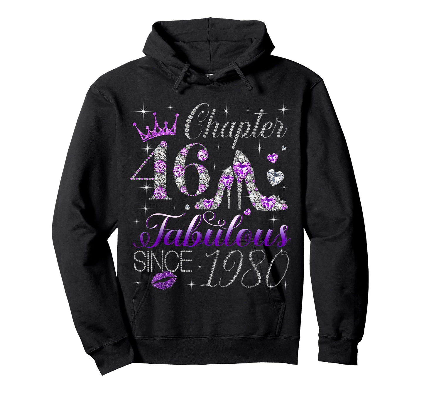 Chapter 46 Fabulous Since 1980 46Th Birthday Women Girls T-Shirt