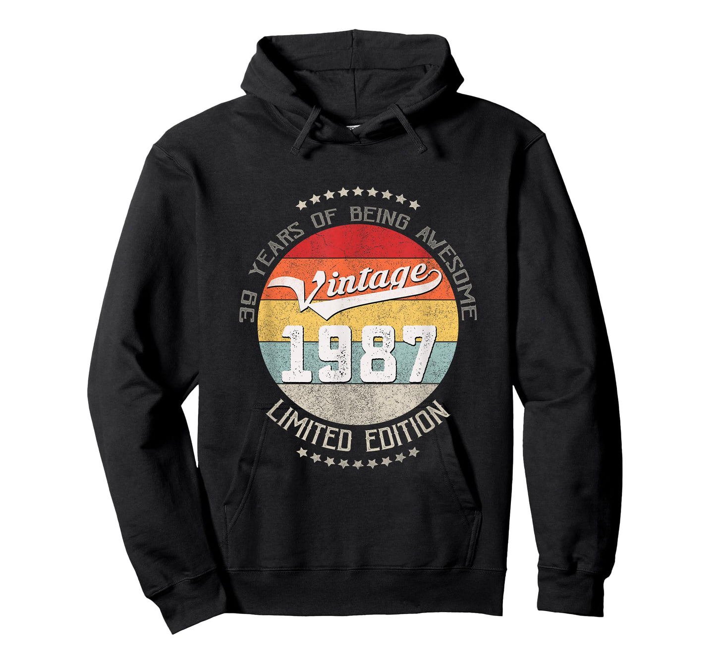 39th Birthday Gift Vintage Being Awesome 1987 39 Years Old T-Shirt