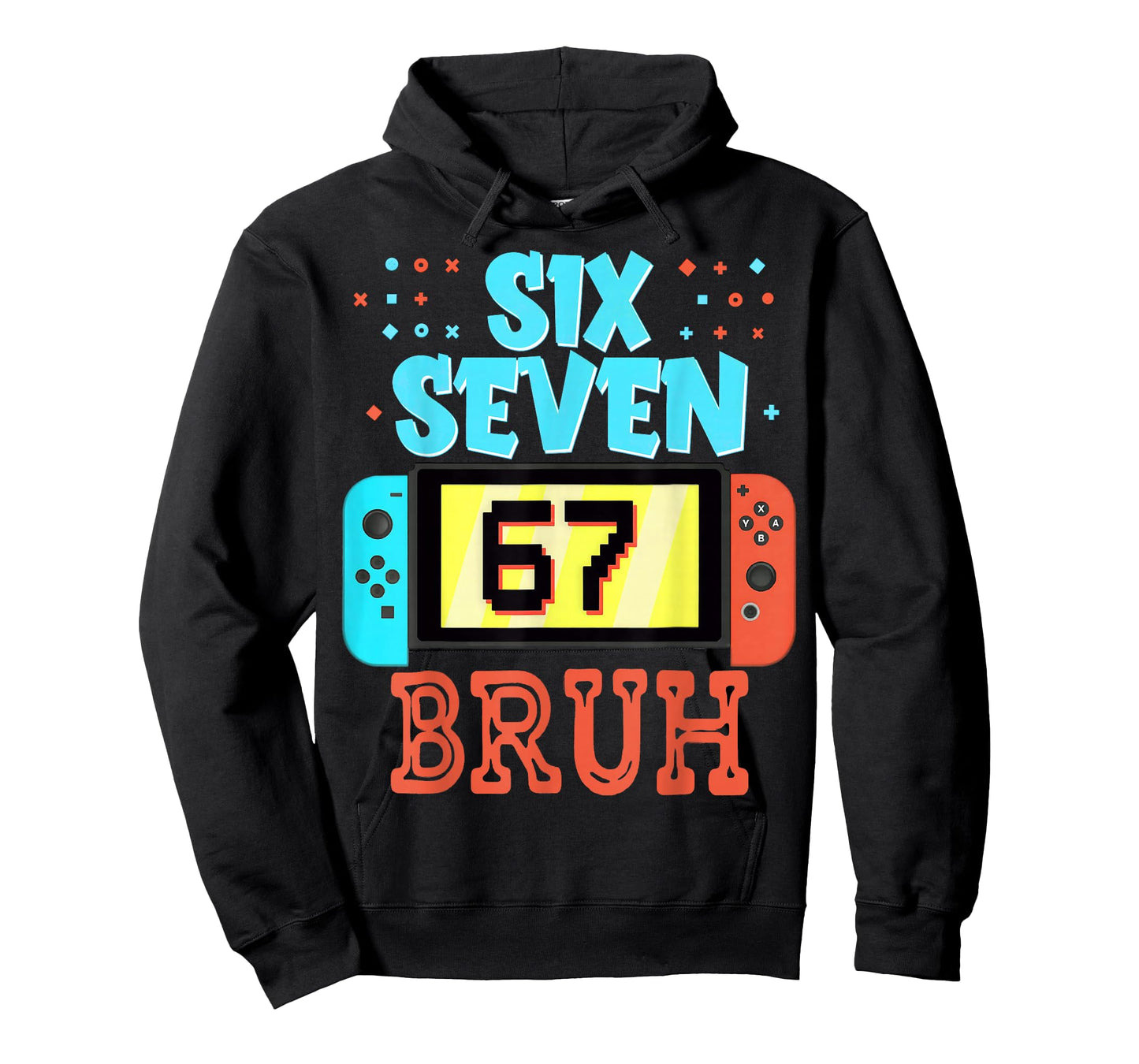 Six Seven 67 Bruh Funny Gamer Birthday Meme for Kids Boys T-Shirt