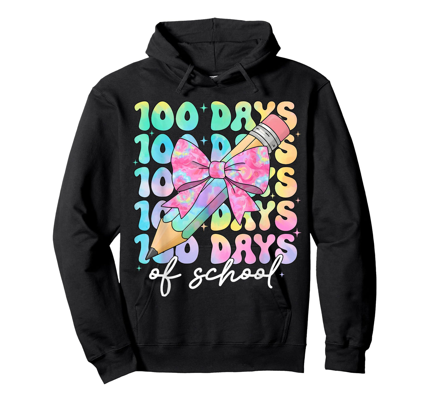 Girls 100th Day of School Teacher 100 Days of School Bows T-Shirt