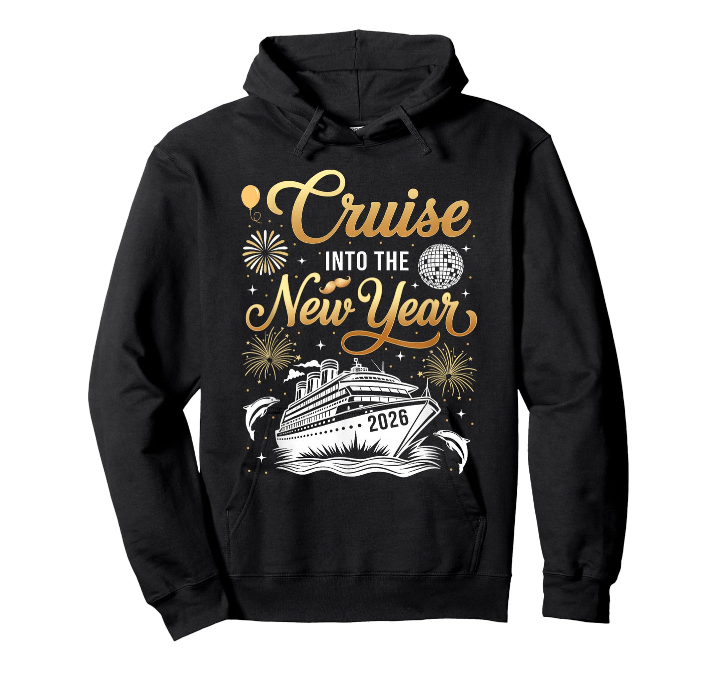 Cruise Into The New Years Eve Party Happy New Year 2026 T-Shirt