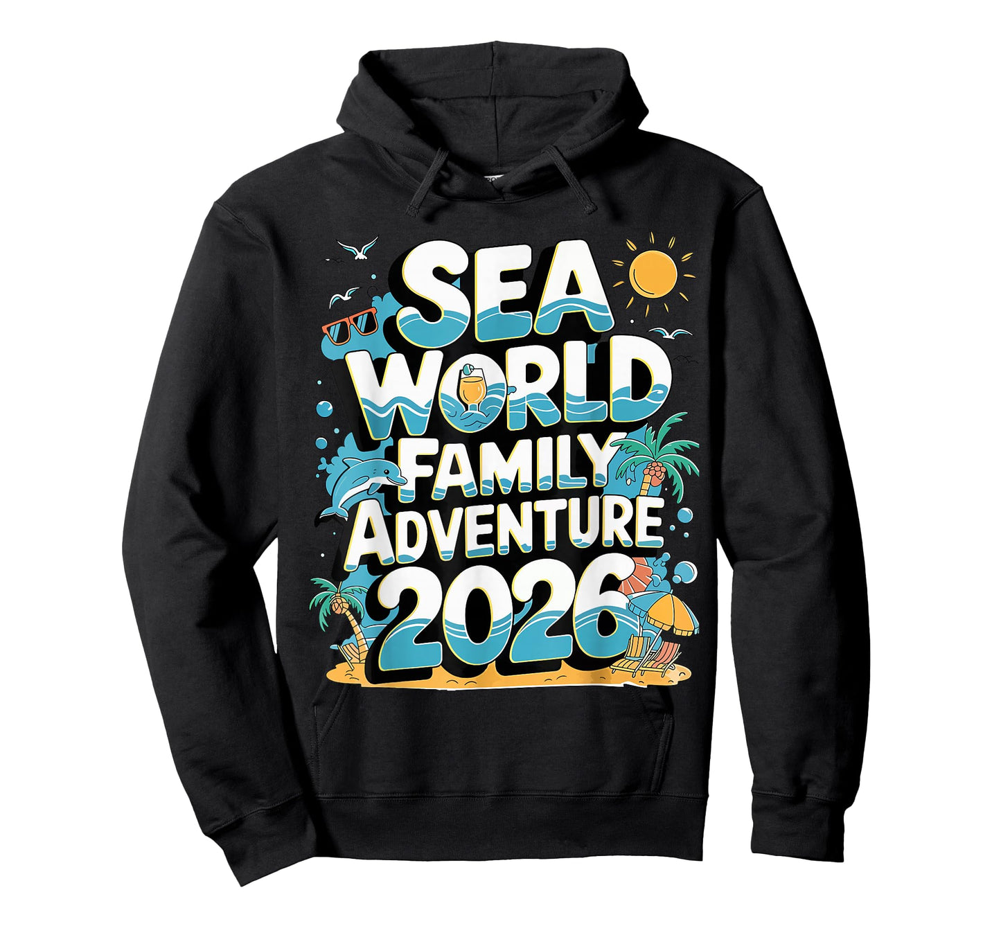 Sea World Dolphin Family Adventure Trip 2026 Spring Break T-Shirt