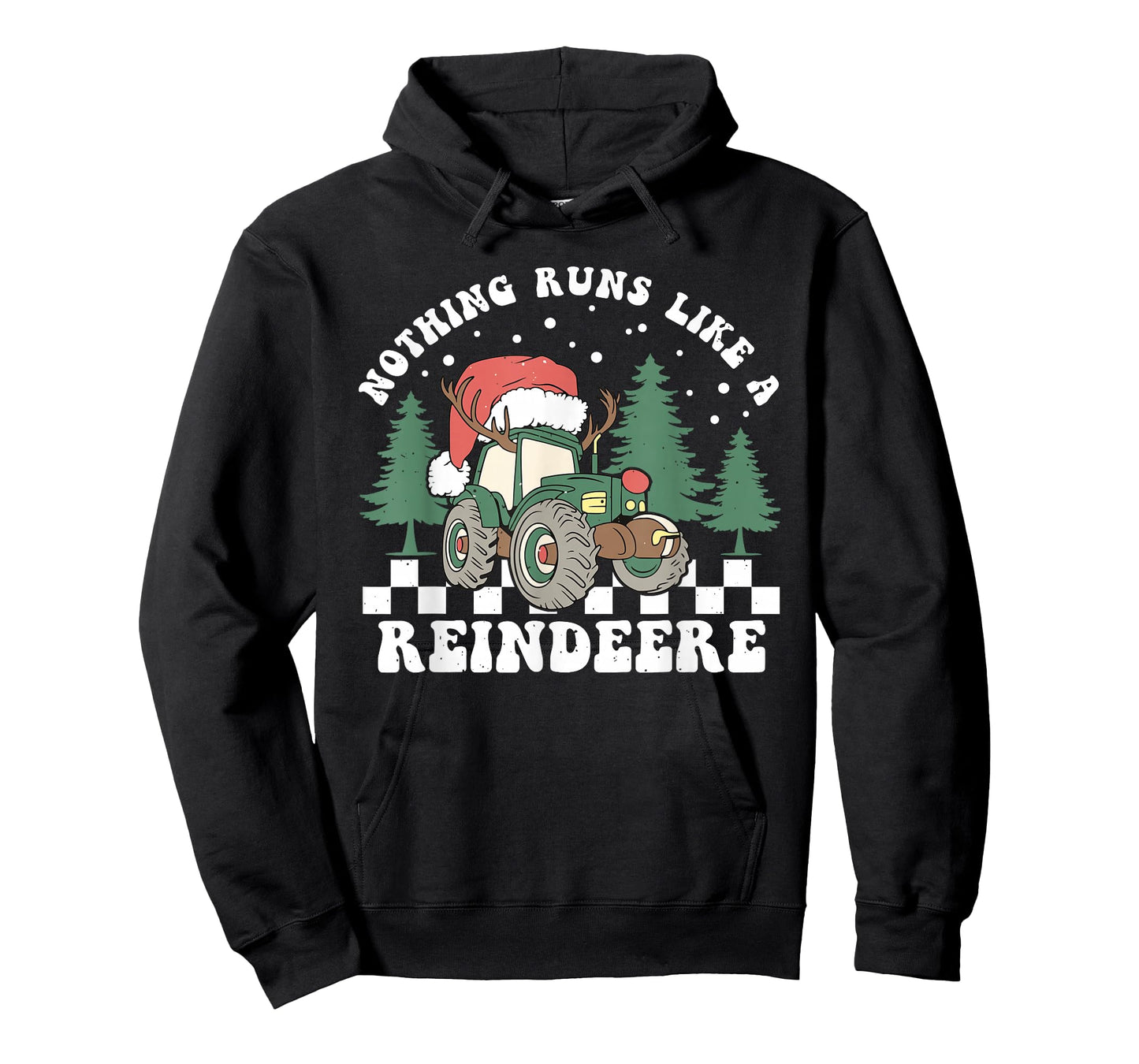 Nothing Runs Like A Reindeer Funny Christmas Family Matching T-Shirt