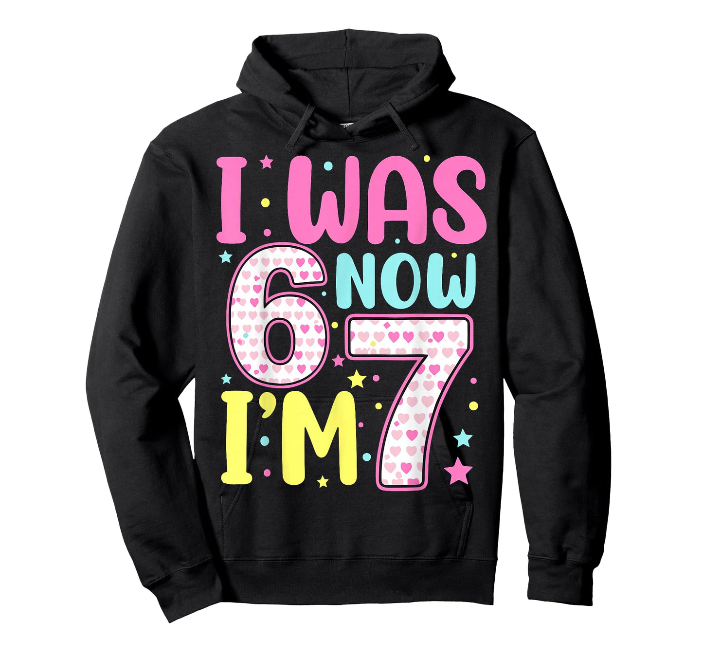 7 Year Old Birthday Girl 67 Seven T-Shirt